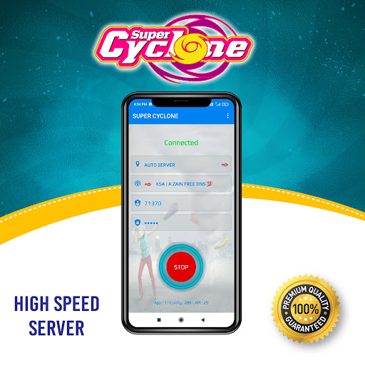 Super Cyclone Vpn ဖန်သားပြင်ဓာတ်ပုံ 3