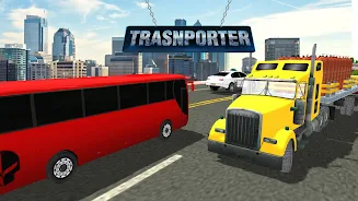 Transporter Truck Driving 3D Screenshot 1