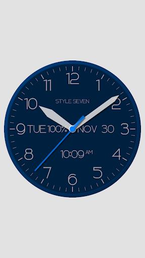 Modern Analog Clock-7 ภาพหน้าจอ 4