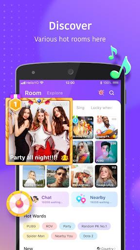 Hello Yo - Group Chat Rooms Schermafbeelding 2