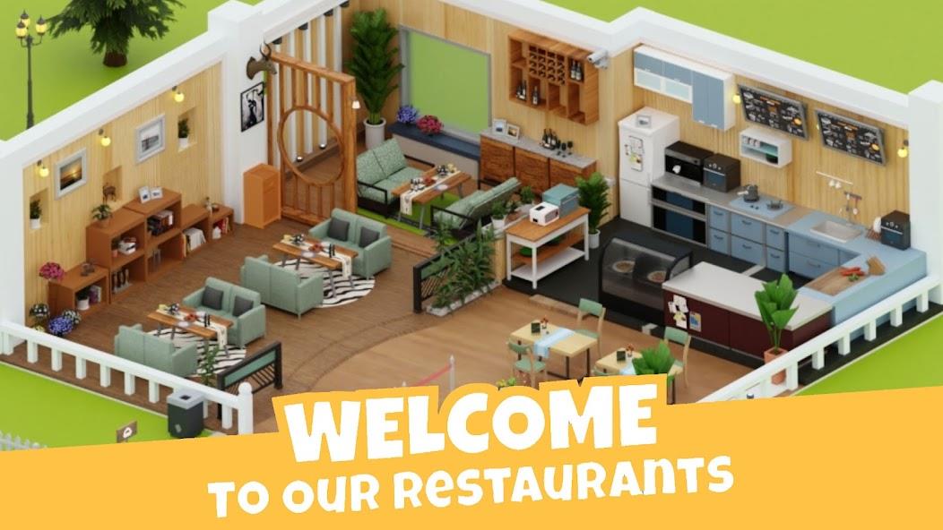 Restaurant Story: Decor & Cook Mod 스크린샷 1