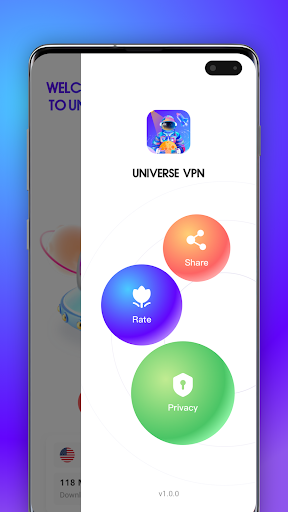 Universe VPN: Travel safely स्क्रीनशॉट 4