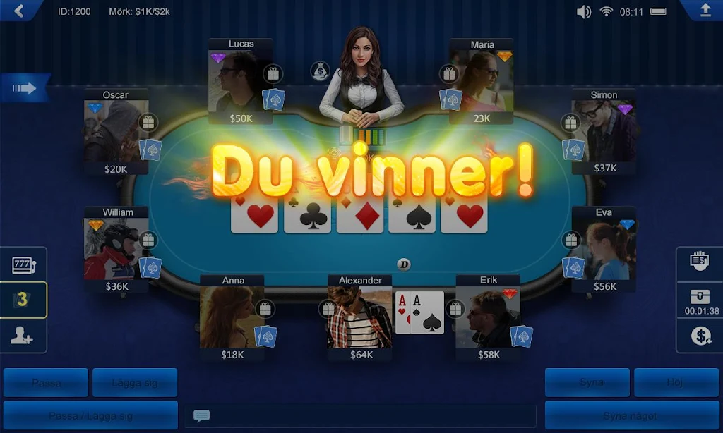 Poker Sverige HD スクリーンショット 4