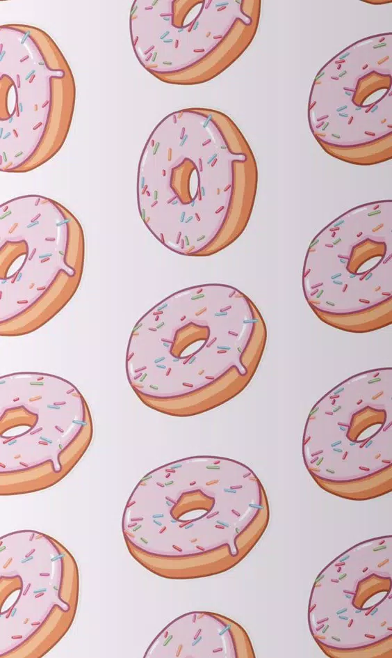 Cute Donut Wallpaper HD 4K スクリーンショット 3
