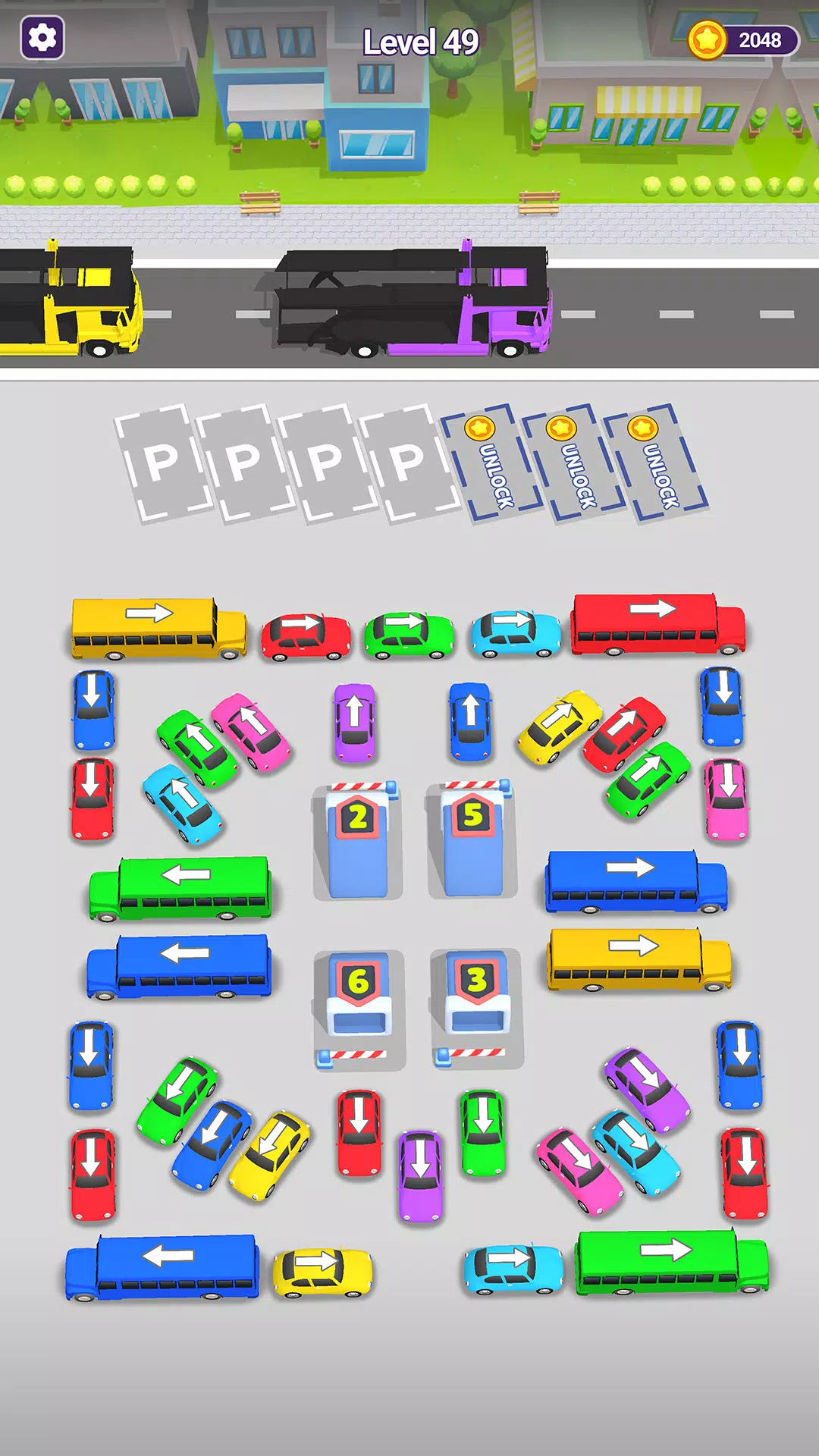 Mini Car Jam: Parking Puzzle Скриншот 1