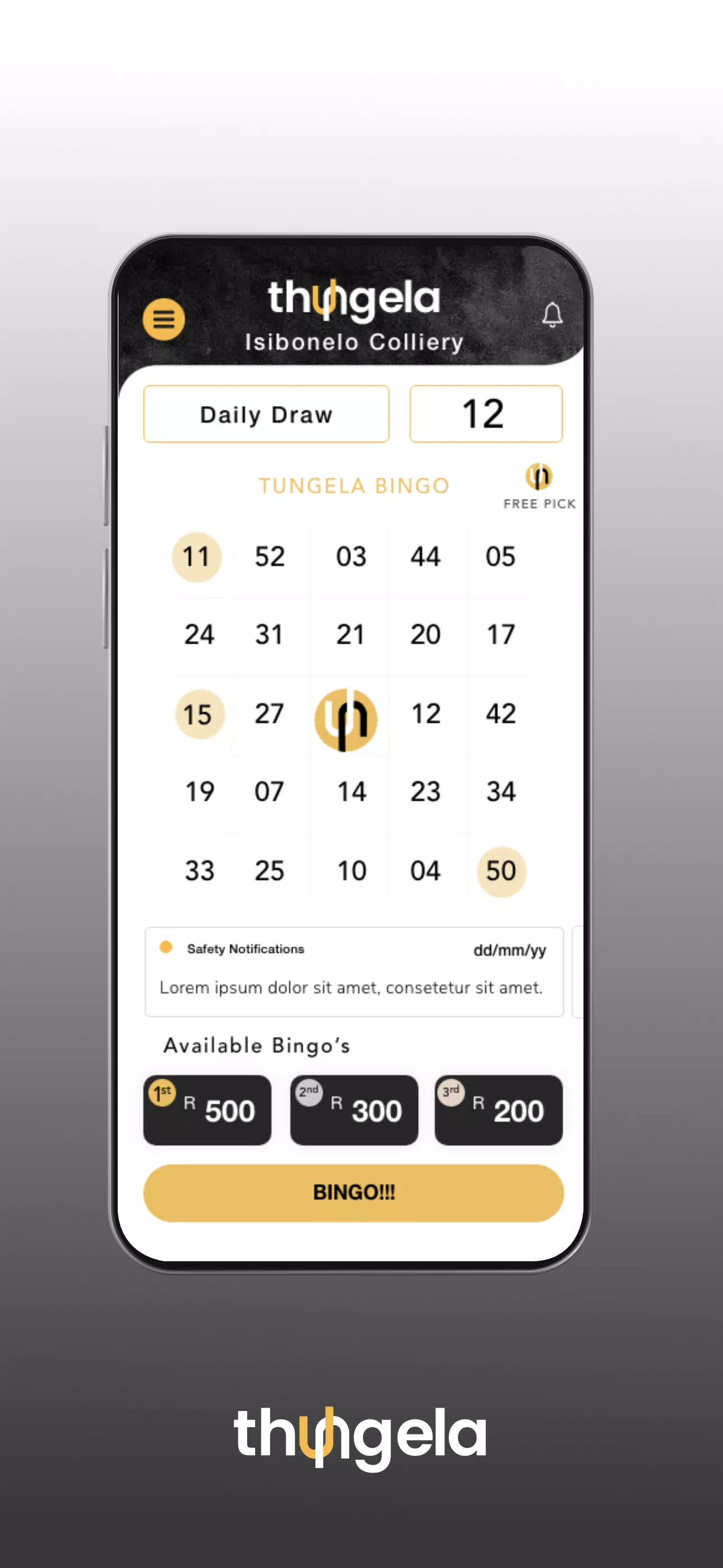 Thungela Bingo Ảnh chụp màn hình 2