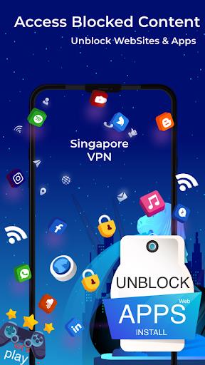 Singapore VPN - Free, Fast & Secure Capture d’écran 4