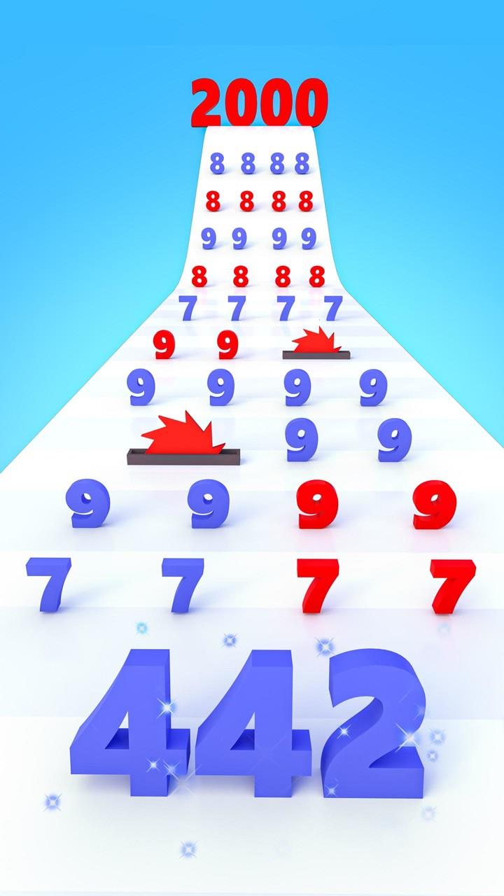 Number Run & Merge Master Game ภาพหน้าจอ 2