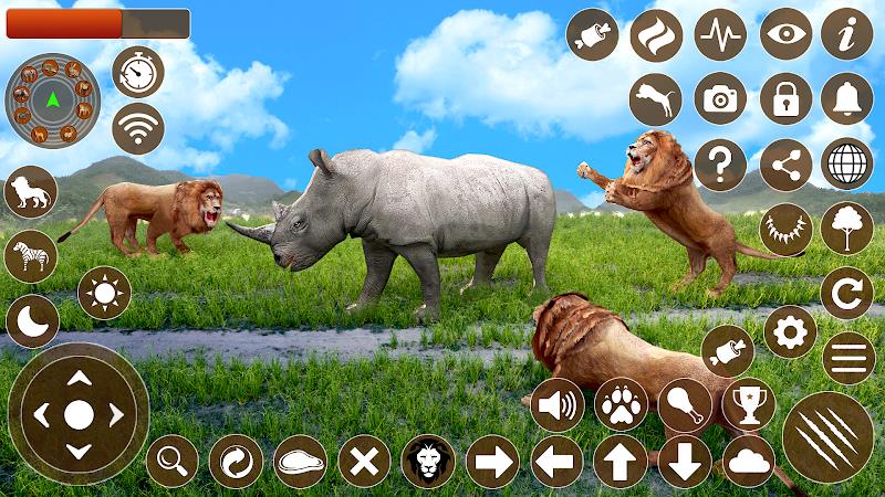 Lion Games 3D Animal Simulator Capture d'écran 1