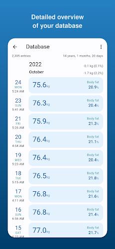 Libra Weight Manager Captura de pantalla 3