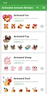 Animals Stickers WAStickerApps Ảnh chụp màn hình 3