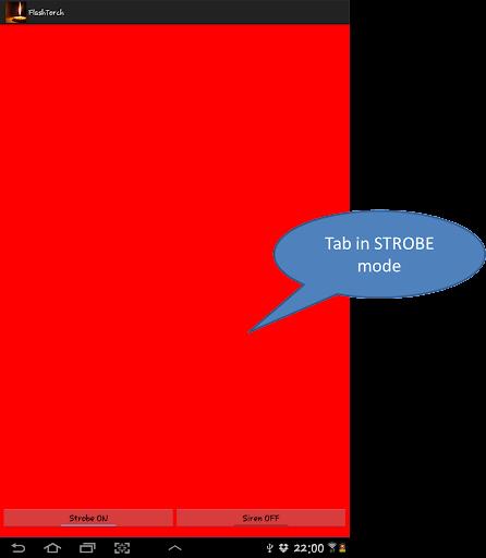 FlashLight Torch and Siren Captura de pantalla 1