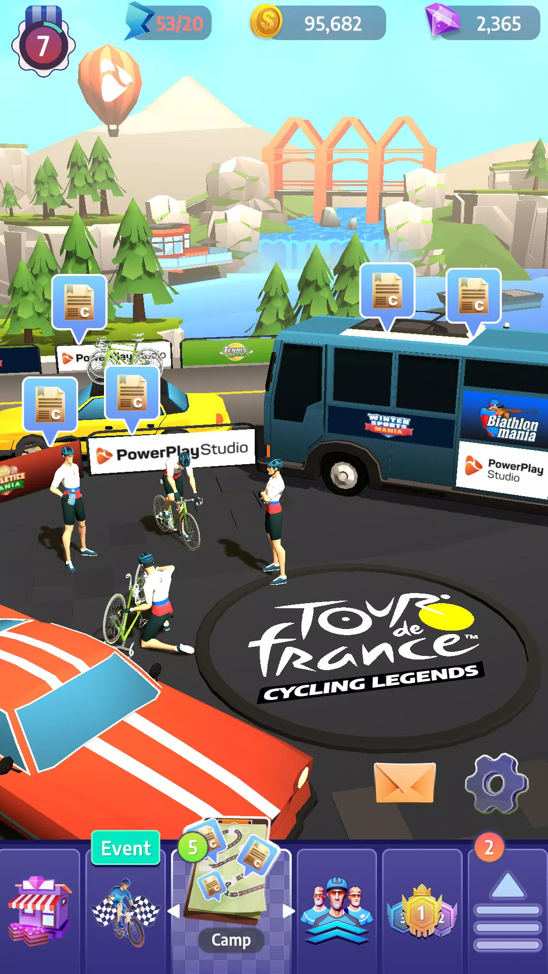 Tour de France Cycling Legends Screenshot 1