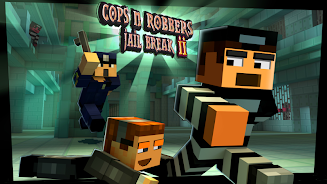 Cops N Robbers: Prison Games 2 Captura de tela 1