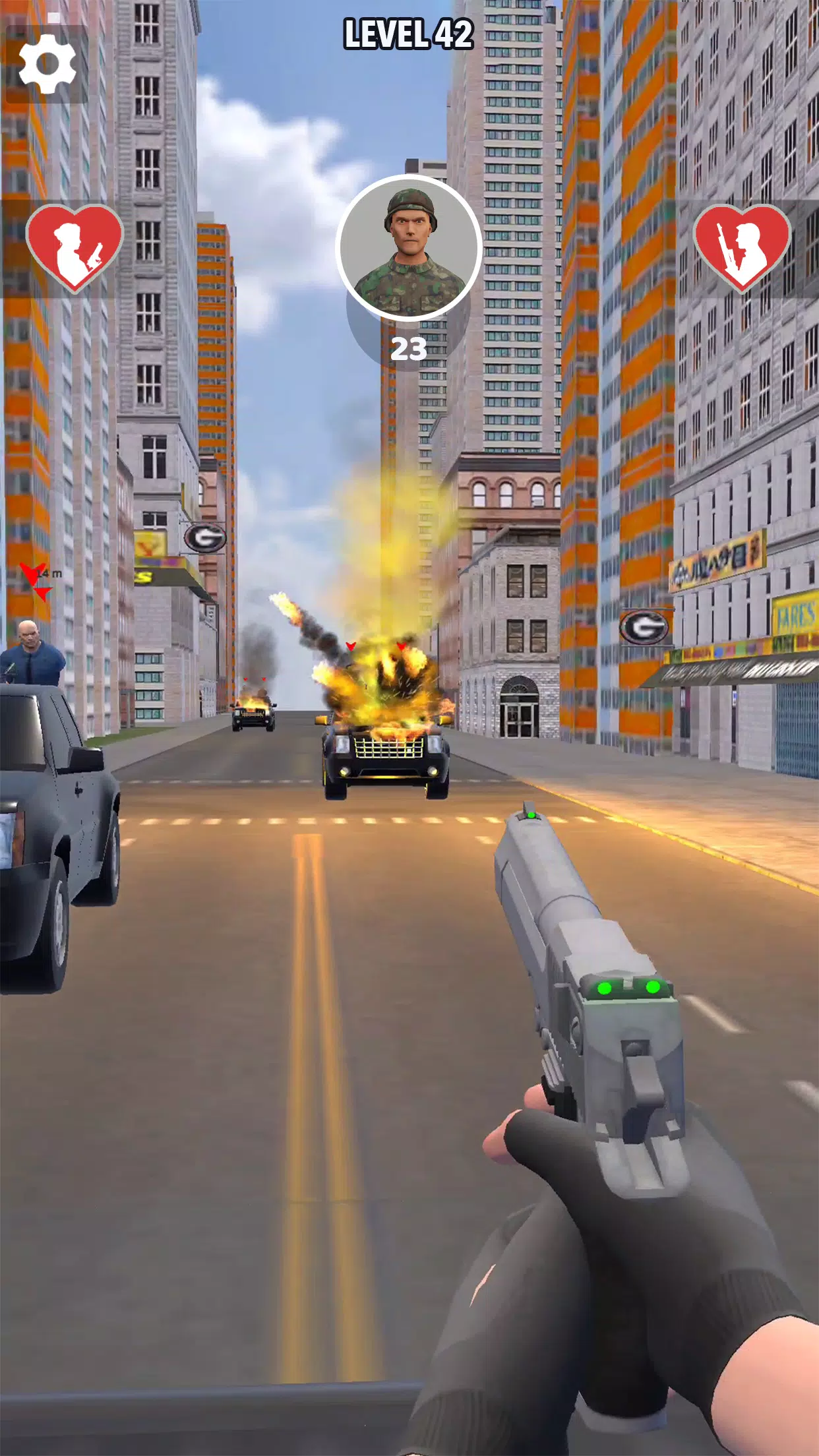 Mr and Mrs Shooter: City Hunt Zrzut ekranu 3