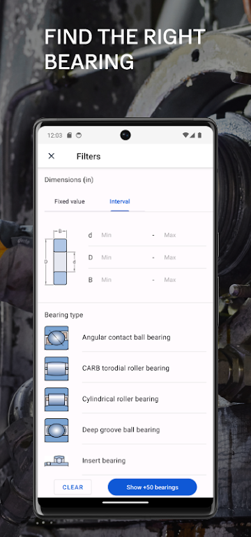 SKF Bearing Assist ภาพหน้าจอ 3