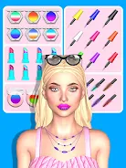 Lip Art Beauty Makeup Games Captura de pantalla 1