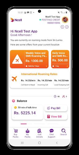 Ncell App: Recharge, Buy Packs Screenshot 2