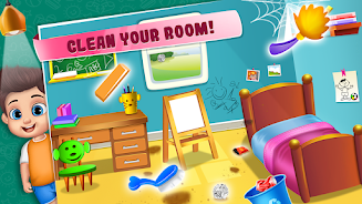 Little girl cleanup game Zrzut ekranu 2