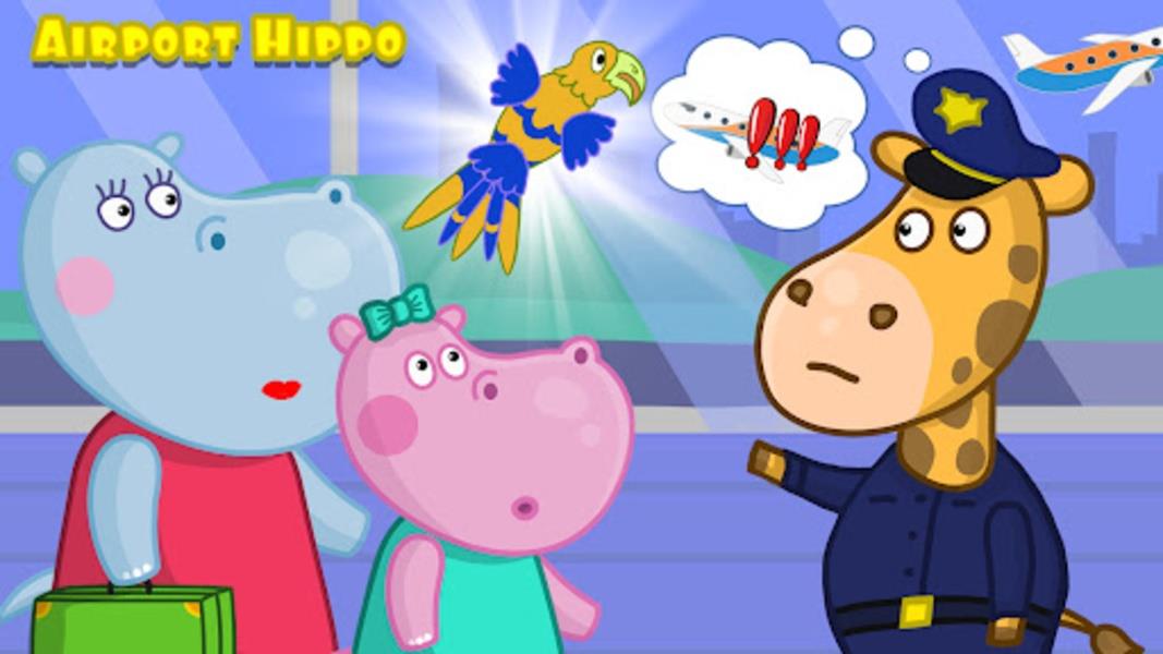 Hippo: Airport adventure Ekran Görüntüsü 2