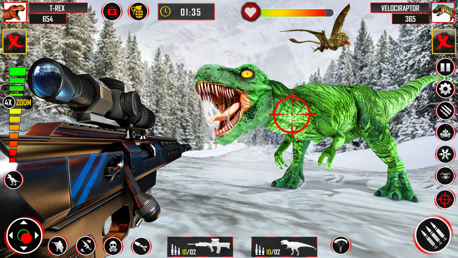 Wild Dino Hunting - Gun Games Ekran Görüntüsü 3