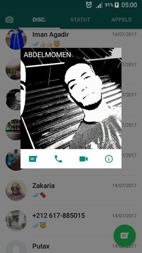 WatsAp Messenger Tangkapan skrin 3