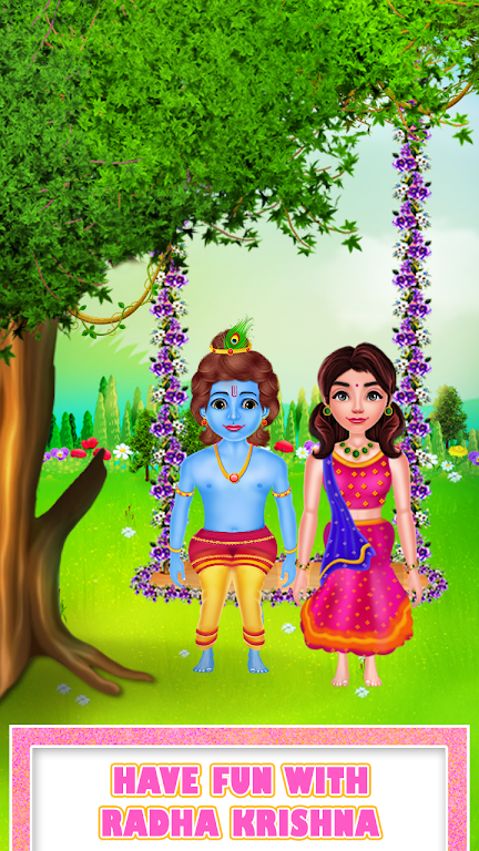 Cute Radha Fashion Makeover Captura de pantalla 4