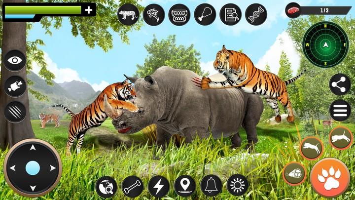 Tiger Simulator Animal Game 3D Schermafbeelding 3