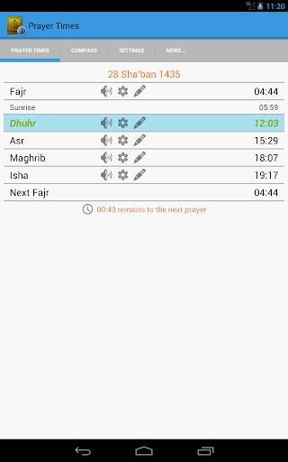 Prayer Times, Salat & Qibla Captura de tela 2