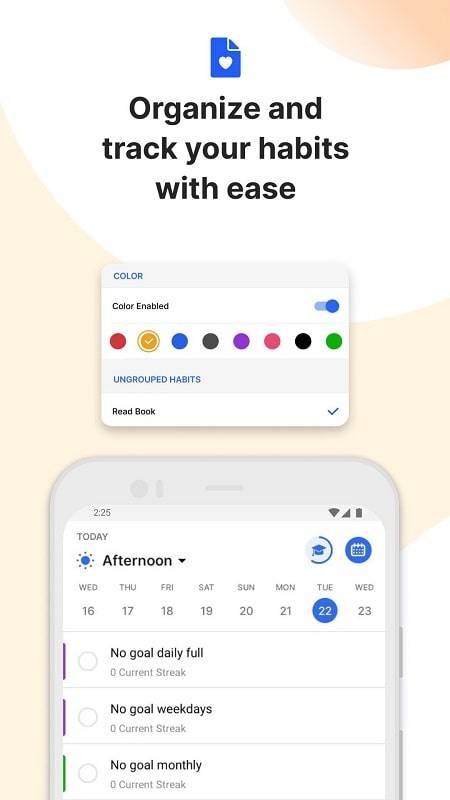 Habitify: Daily Habit Tracker Capture d’écran 3