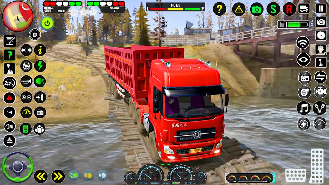 Euro Truck Games Cargo Driving Mod Captura de pantalla 2