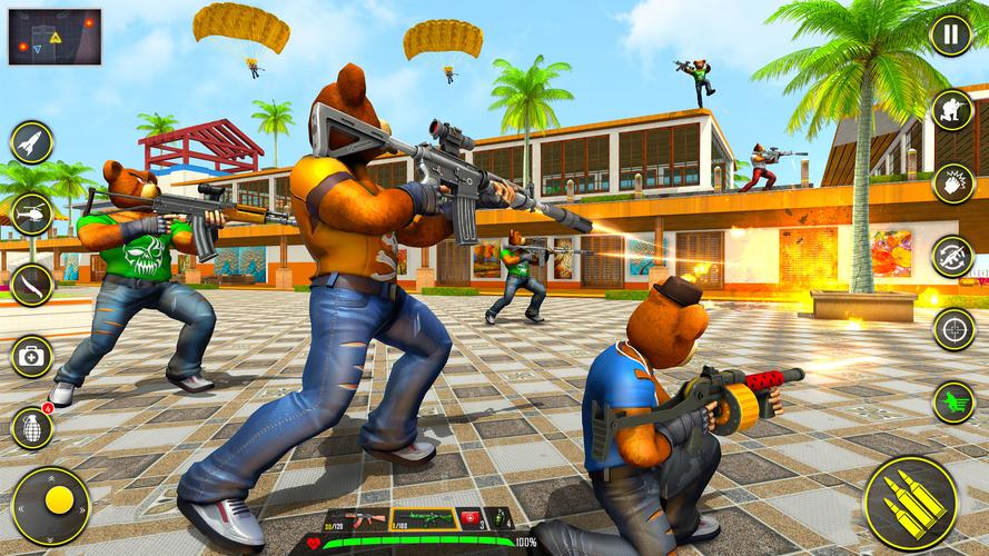 Teddy Bear Gun Shooting Game ဖန်သားပြင်ဓာတ်ပုံ 4