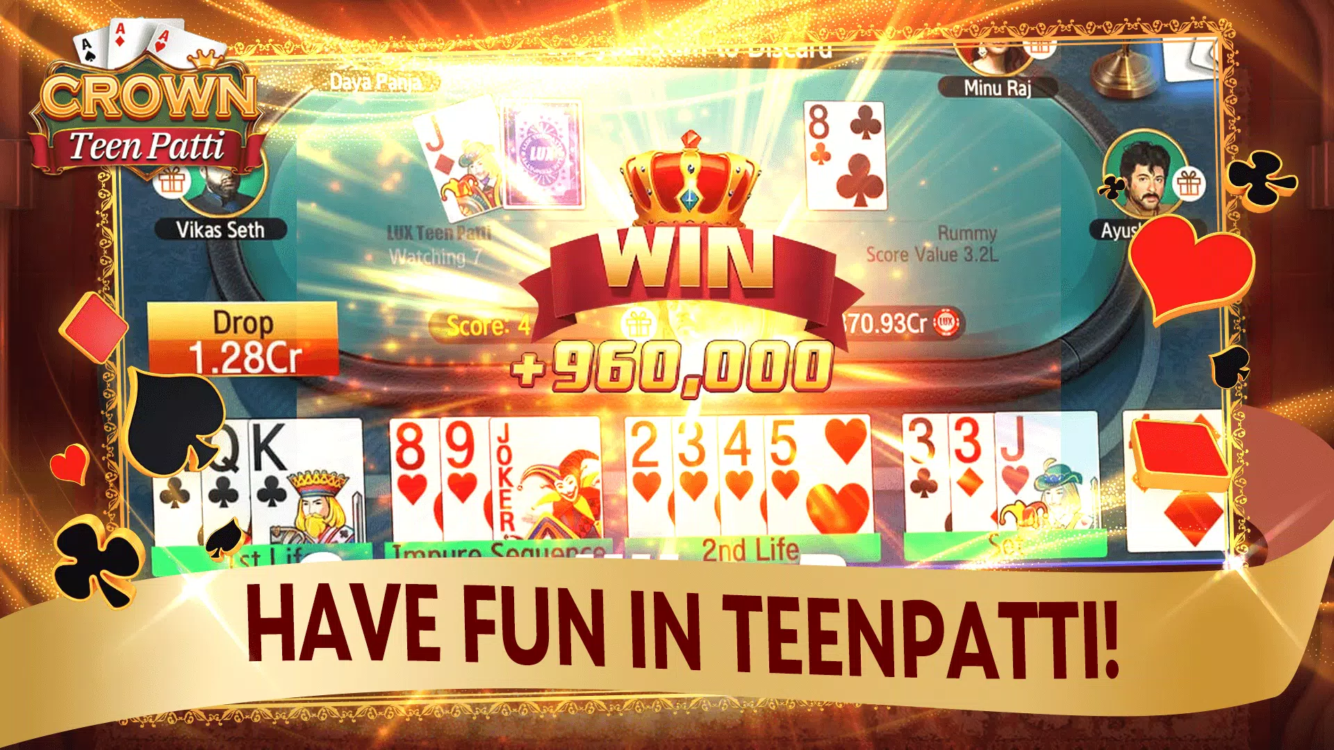 Teen Patti Crown স্ক্রিনশট 1