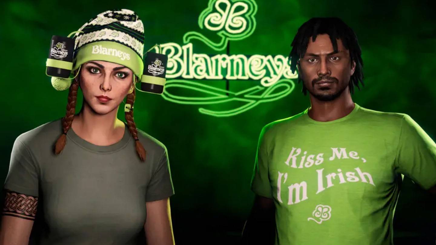 GTA 온라인 St. Patrick 's Day : 무료 선물 및 보너스