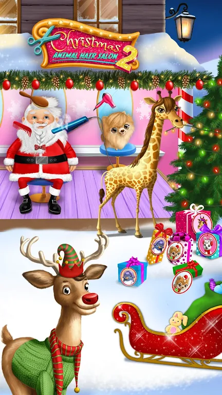 Christmas Animal Hair Salon 2 스크린샷 3
