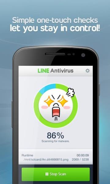 Schermata LINE Antivirus 2