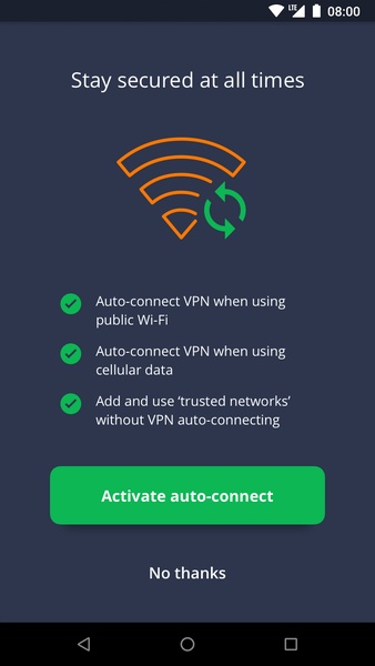 Avast SecureLine VPN & Privacy स्क्रीनशॉट 1