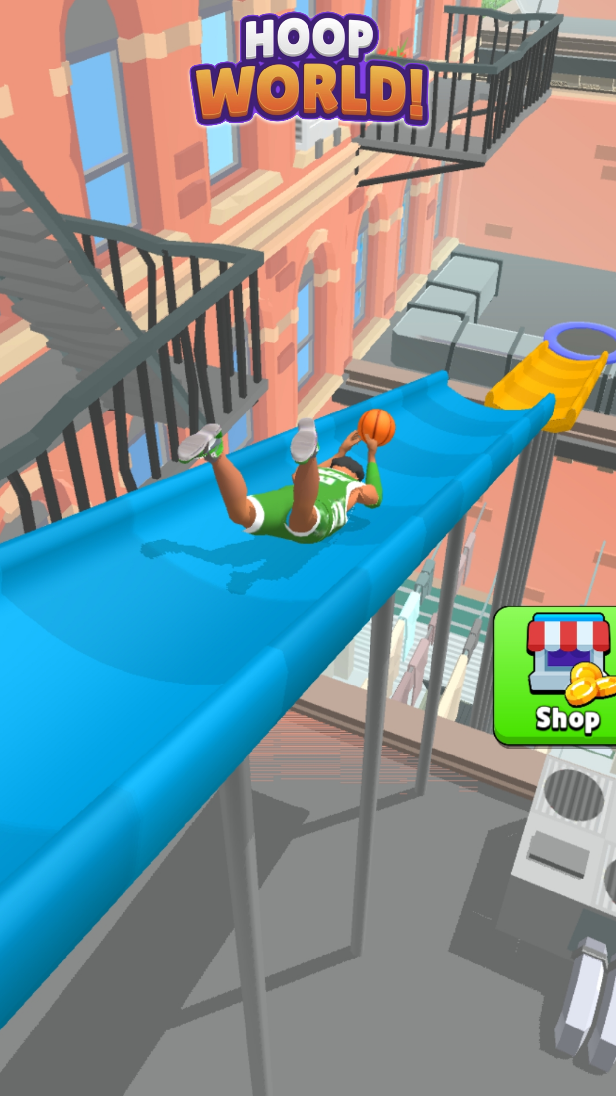 Hoop World: Flip Dunk Game 3D Captura de tela 1