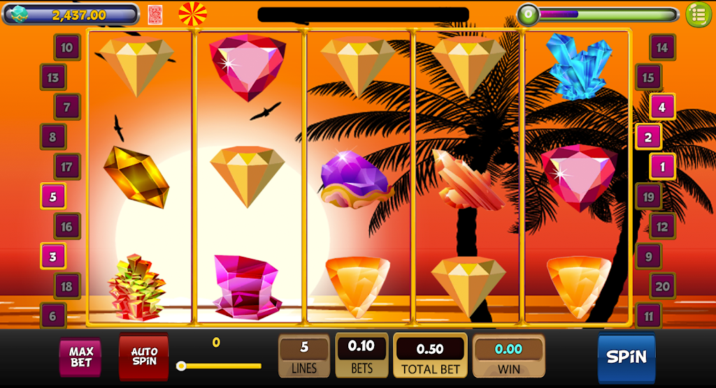 Jewel & Gems Wilds Slot! Capture d'écran 3