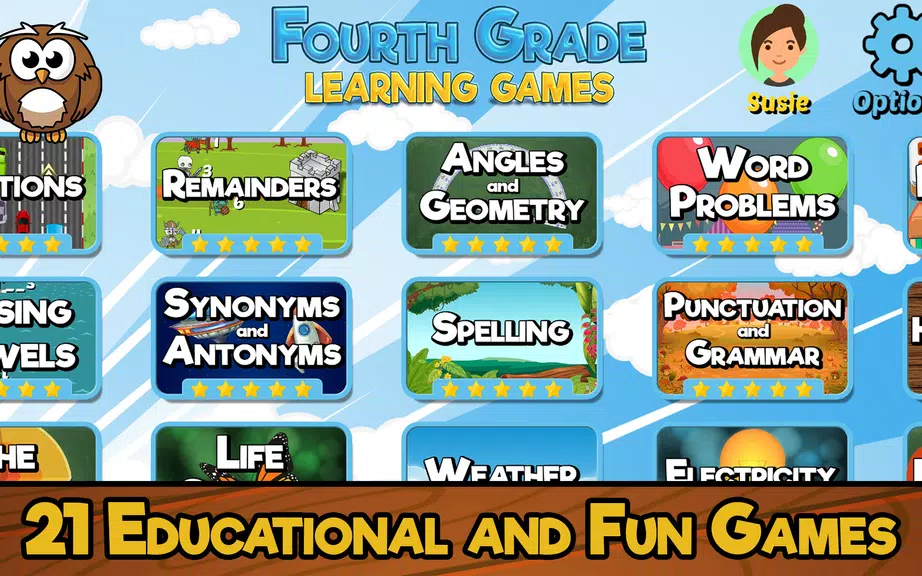 Fourth Grade Learning Games Captura de tela 1