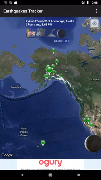 Earthquakes Tracker 스크린샷 2