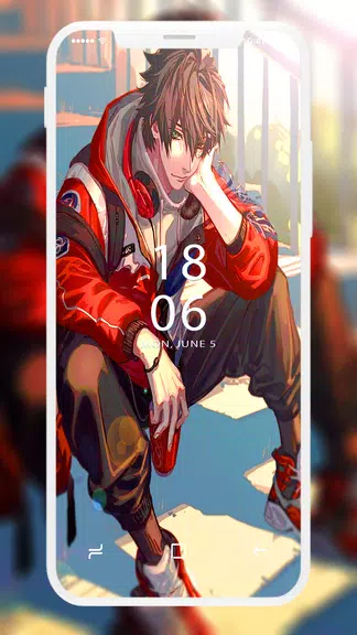 Anime Boy Wallpaper 4K スクリーンショット 2