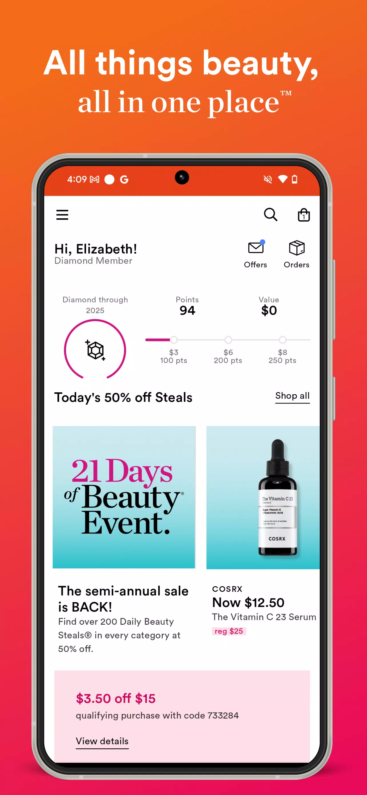 Ulta Beauty: Makeup & Skincare Captura de pantalla 1