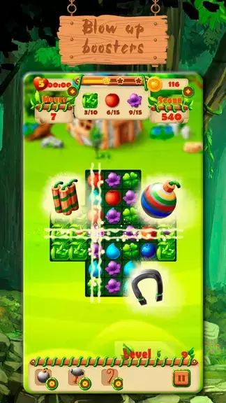 Fairy Forest - match 3 games Tangkapan skrin 3