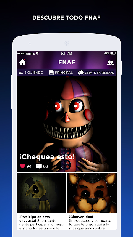 FNAF Amino en Español Tangkapan skrin 2