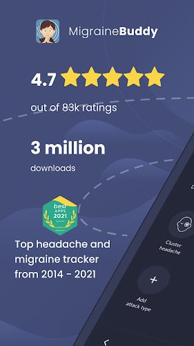 Migraine Buddy: Track Headache Ảnh chụp màn hình 1