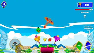 Pipa Layang Kite Flying Game スクリーンショット 3