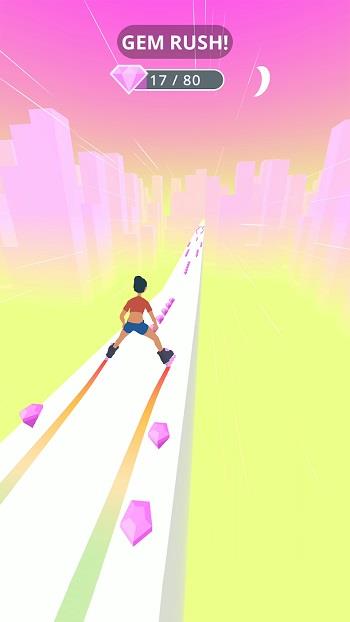 Sky Roller: Rainbow Skating Screenshot 2