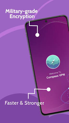 CompassVPN: Fast Unlimited VPN स्क्रीनशॉट 1