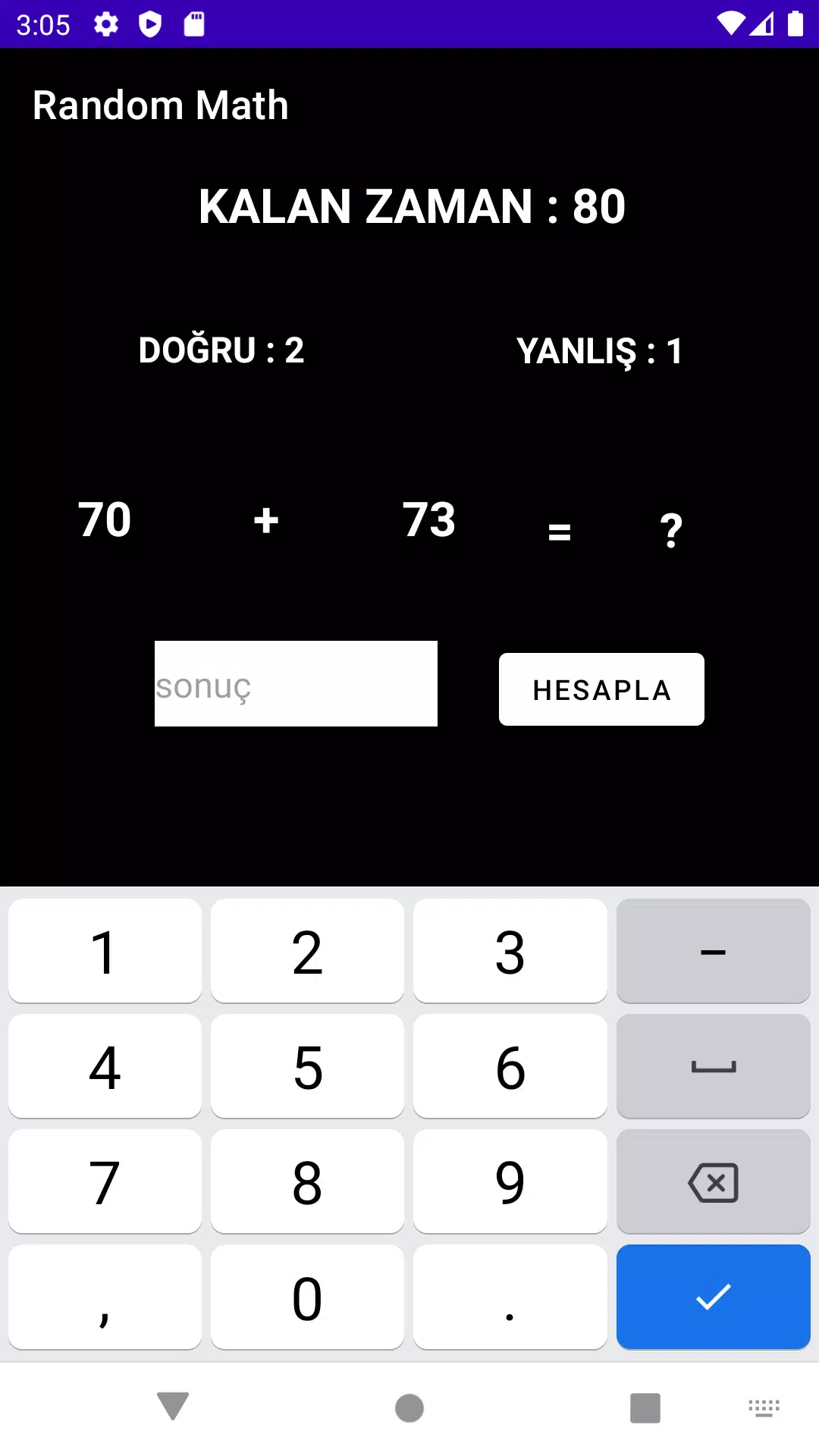 Schermata Random Math 4